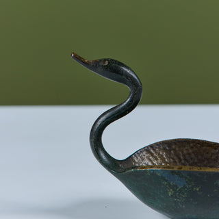 Pal-Bell Cast Bronze Swan Catchall