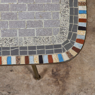 Mosaikmöbel Petite Side Table with Mosaic Tile Top