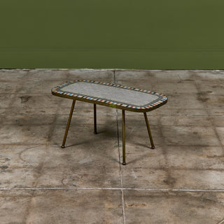 Mosaikmöbel Petite Side Table with Mosaic Tile Top