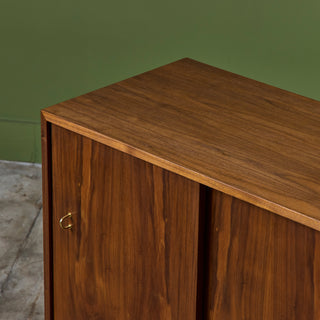 Petite Two Door Walnut Cabinet for Glenn of California