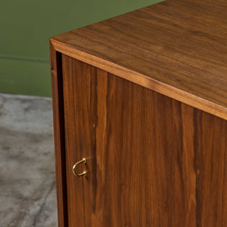 Petite Two Door Walnut Cabinet for Glenn of California