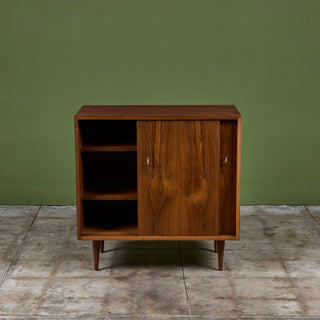 Petite Two Door Walnut Cabinet for Glenn of California