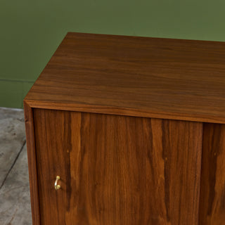 Petite Two Door Walnut Cabinet for Glenn of California