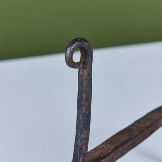 Pair of Wrought Iron Andiron Bookends