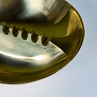 Solid Brass Polished Ashtray