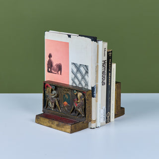 Pair of Art Deco Bookends by Pompeian Bronze Company