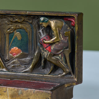 Pair of Art Deco Bookends by Pompeian Bronze Company