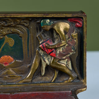 Pair of Art Deco Bookends by Pompeian Bronze Company