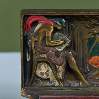 Pair of Art Deco Bookends by Pompeian Bronze Company