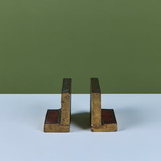 Pair of Art Deco Bookends by Pompeian Bronze Company