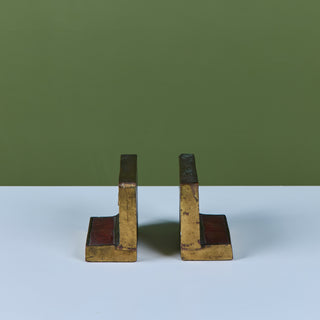 Pair of Art Deco Bookends by Pompeian Bronze Company
