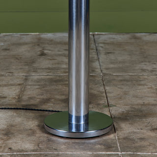 Postmodern Chrome Cylinder Floor Lamp