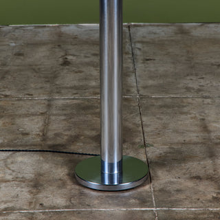 Postmodern Chrome Cylinder Floor Lamp