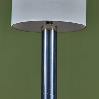 Postmodern Chrome Cylinder Floor Lamp