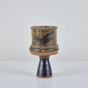 Studio Ceramic Ribbed Goblet