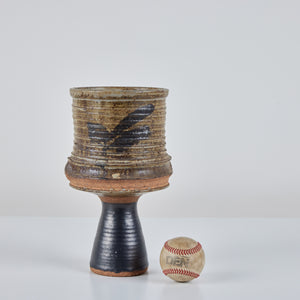 Studio Ceramic Ribbed Goblet