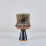 Studio Ceramic Ribbed Goblet