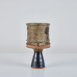 Studio Ceramic Ribbed Goblet