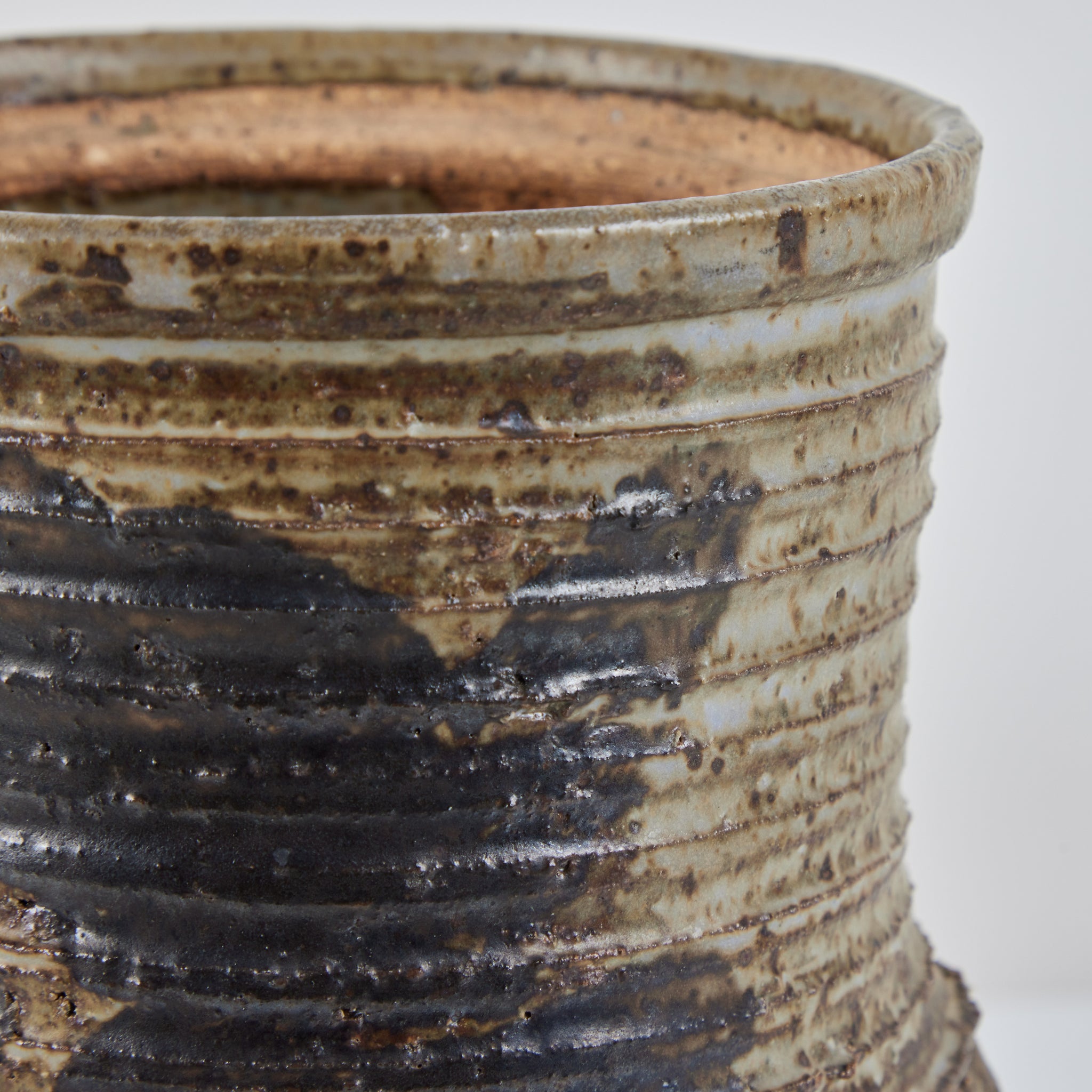 Studio Ceramic Ribbed Goblet