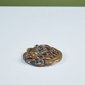 Sculpted Bronze Medallion by Riccardo Cassini