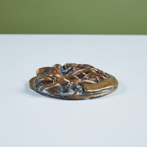 Sculpted Bronze Medallion by Riccardo Cassini