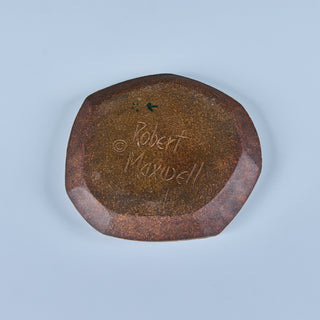 Robert Maxwell Crushed Glass Ashtray