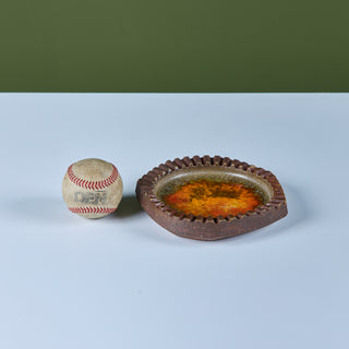 Robert Maxwell Crushed Glass Ashtray