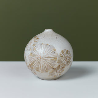 Robert Maxwell Studio Pottery Vase with Floral Motif