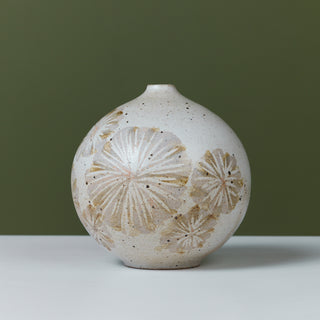 Robert Maxwell Studio Pottery Vase with Floral Motif