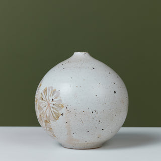 Robert Maxwell Studio Pottery Vase with Floral Motif