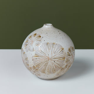 Robert Maxwell Studio Pottery Vase with Floral Motif