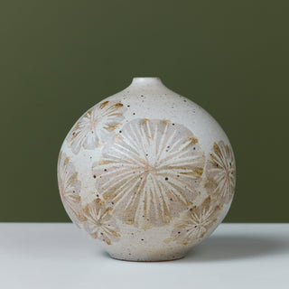 Robert Maxwell Studio Pottery Vase with Floral Motif