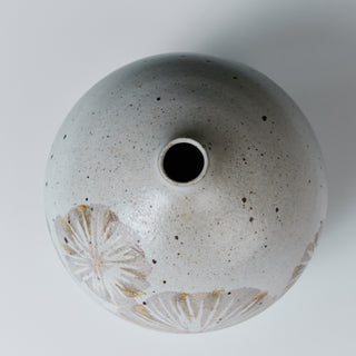 Robert Maxwell Studio Pottery Vase with Floral Motif