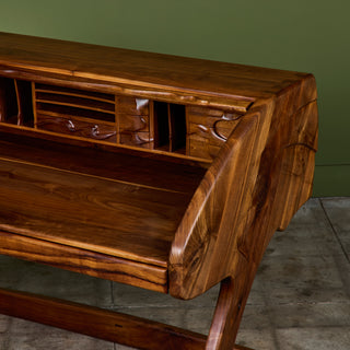 Robert and Joanne Herzog Studio Craft Roll Top Desk
