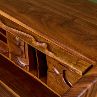 Robert and Joanne Herzog Studio Craft Roll Top Desk