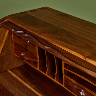 Robert and Joanne Herzog Studio Craft Roll Top Desk