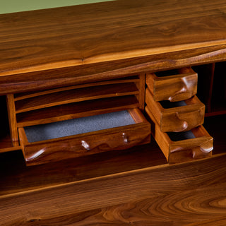 Robert and Joanne Herzog Studio Craft Roll Top Desk