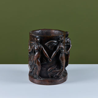 Roman Style Bronzed Plaster Planter