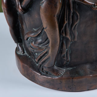 Roman Style Bronzed Plaster Planter