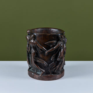 Roman Style Bronzed Plaster Planter