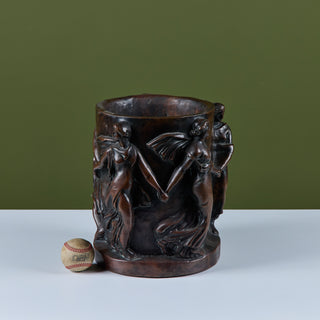 Roman Style Bronzed Plaster Planter