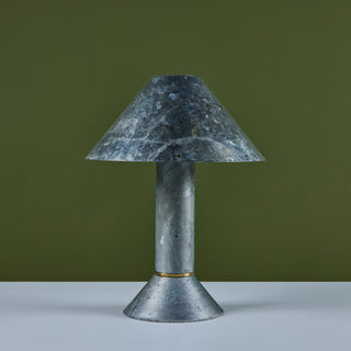 Ron Rezek Galvanized Steel Table Lamp