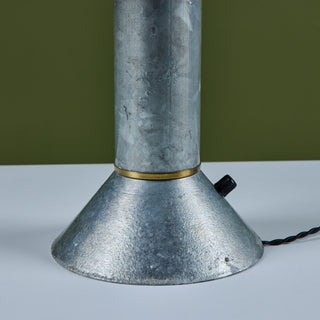 Ron Rezek Galvanized Steel Table Lamp