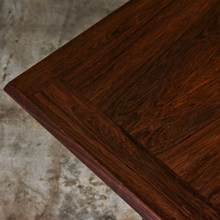 Rosewood Sliding Coffee Bar Table by E. Pedersen & Søn