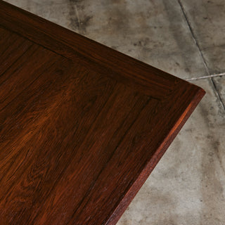 Rosewood Sliding Coffee Bar Table by E. Pedersen & Søn