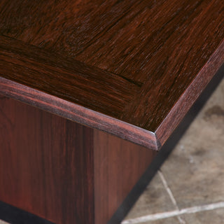 Rosewood Sliding Coffee Bar Table by E. Pedersen & Søn