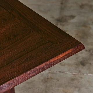 Rosewood Sliding Coffee Bar Table by E. Pedersen & Søn