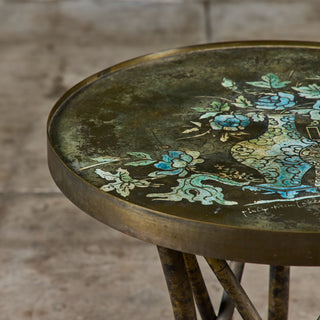 Philip and Kelvin Laverne "Shang Ti" Bronze Side Table