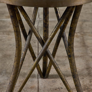 Philip and Kelvin Laverne "Shang Ti" Bronze Side Table