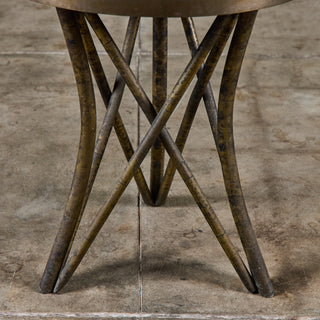 Philip and Kelvin Laverne "Shang Ti" Bronze Side Table